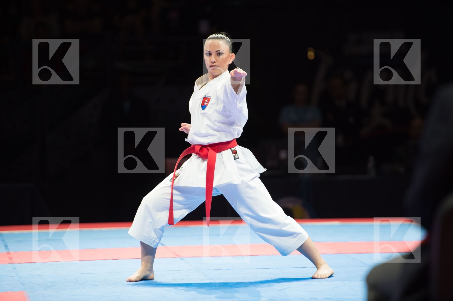 Female kata Oveckova Alzbeta semi-final Slovakia