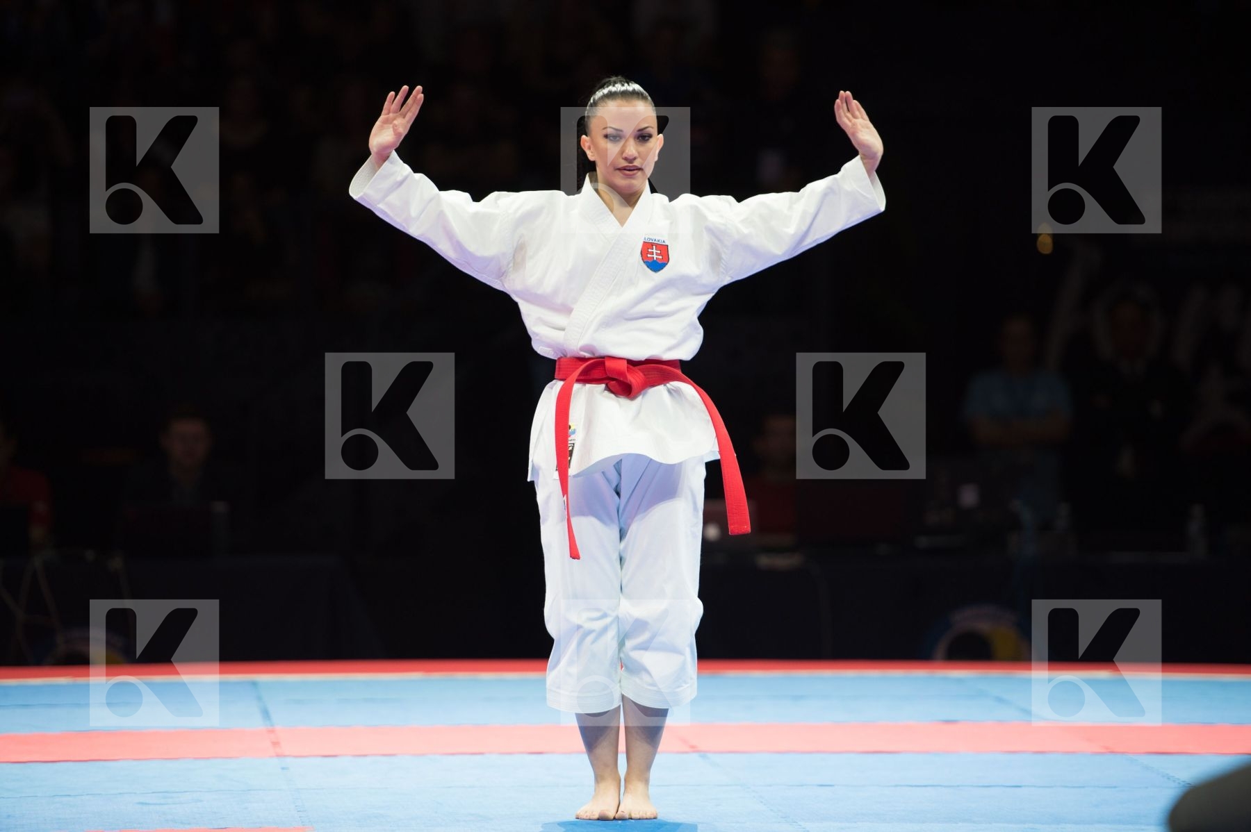 Female kata Oveckova Alzbeta semi-final Slovakia