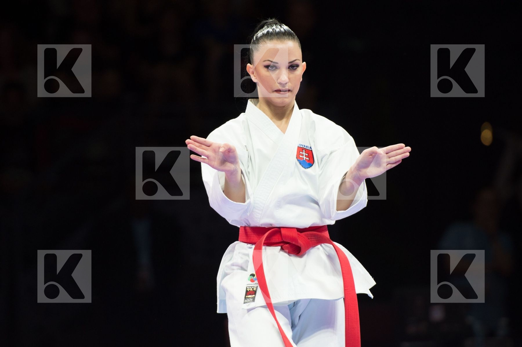 Female kata Oveckova Alzbeta semi-final Slovakia