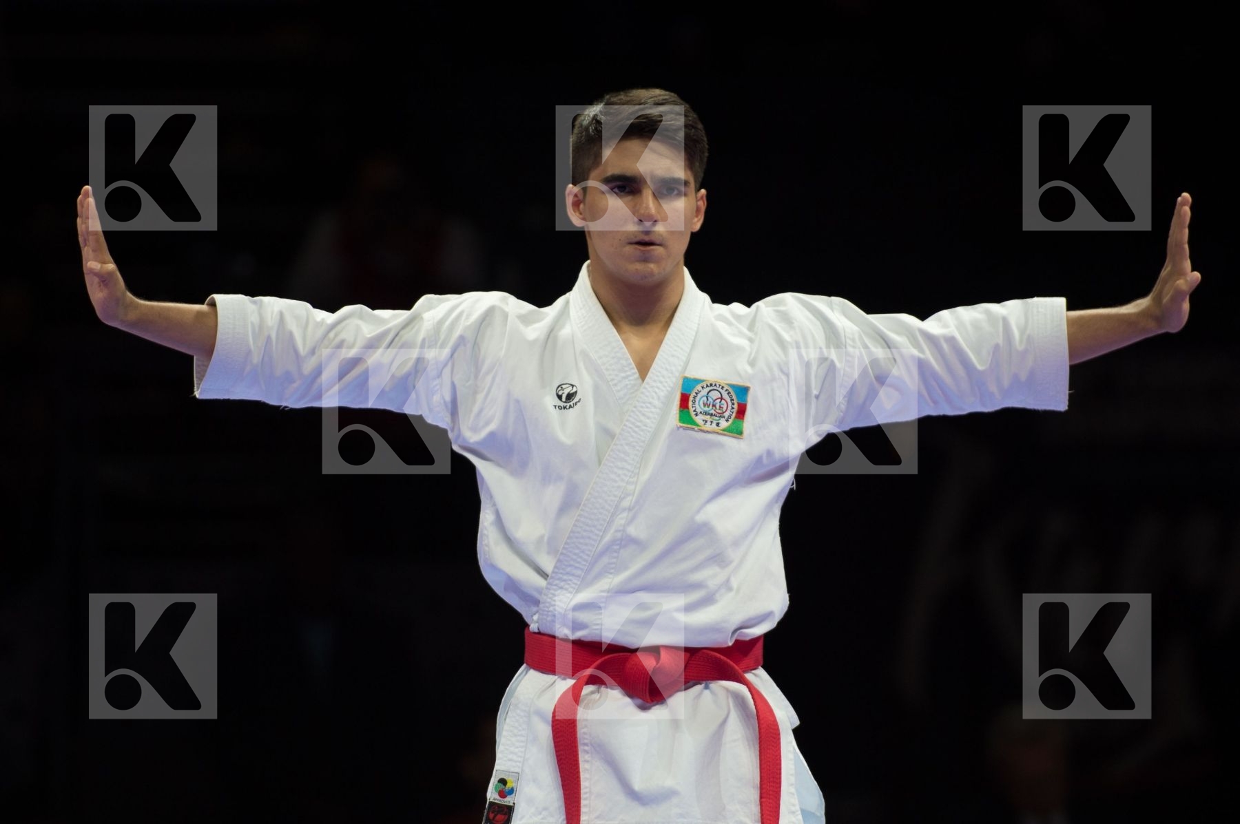 Azerbaijan Heydarov Roman kata Male semi-final