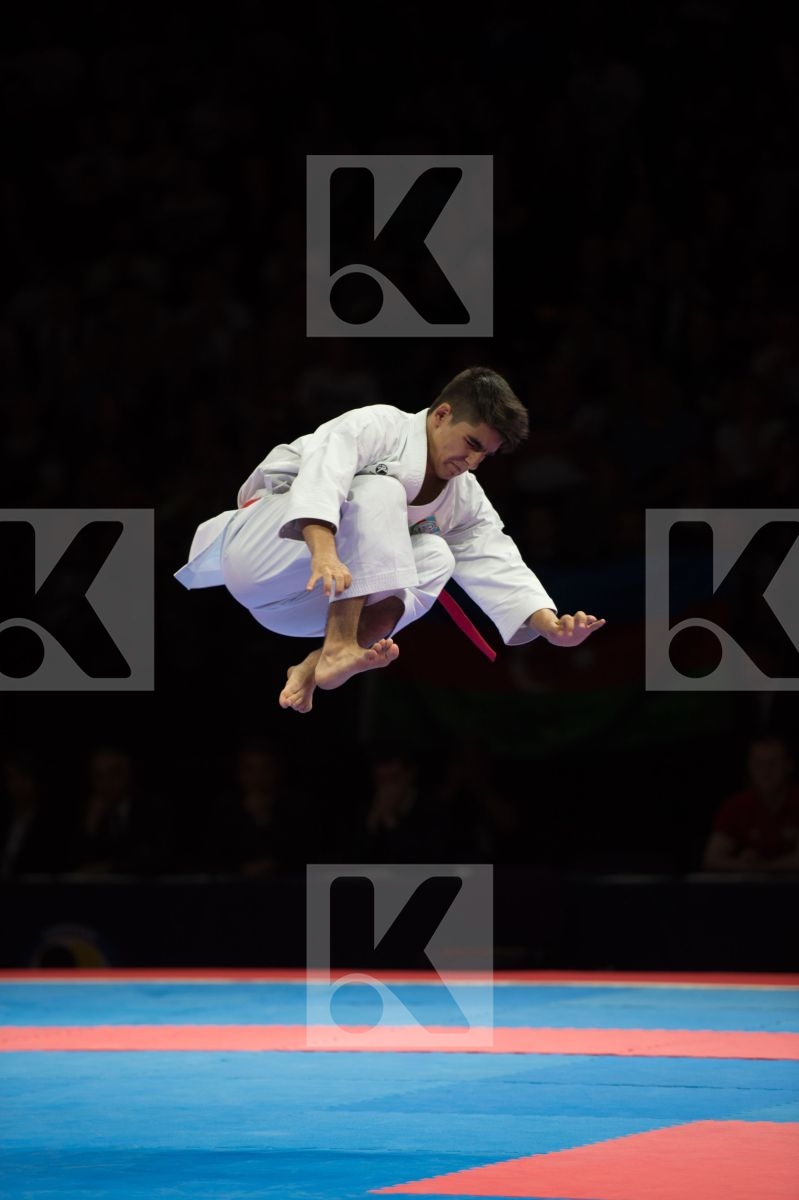 Azerbaijan Heydarov Roman kata Male semi-final