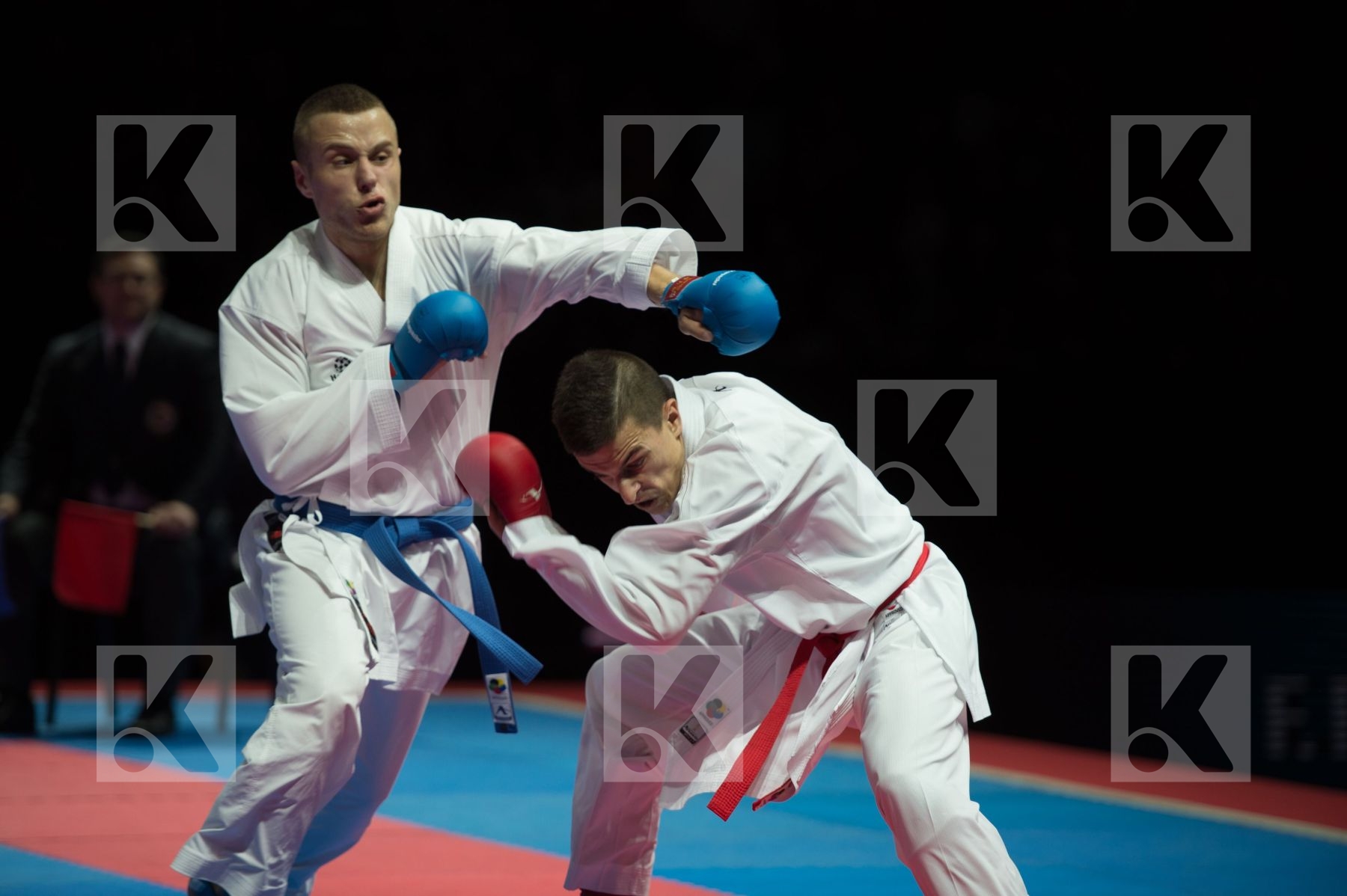 -60 Kg Fyr Of Macedonia kalnins kalvis latvia male kumite Pavlov