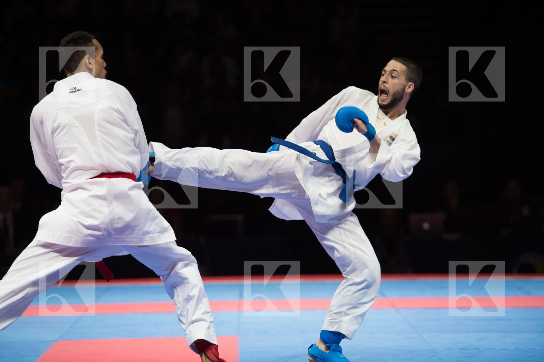 -67 Kg Hungary joksic stefan male kumite semi-final Serbia Tadis