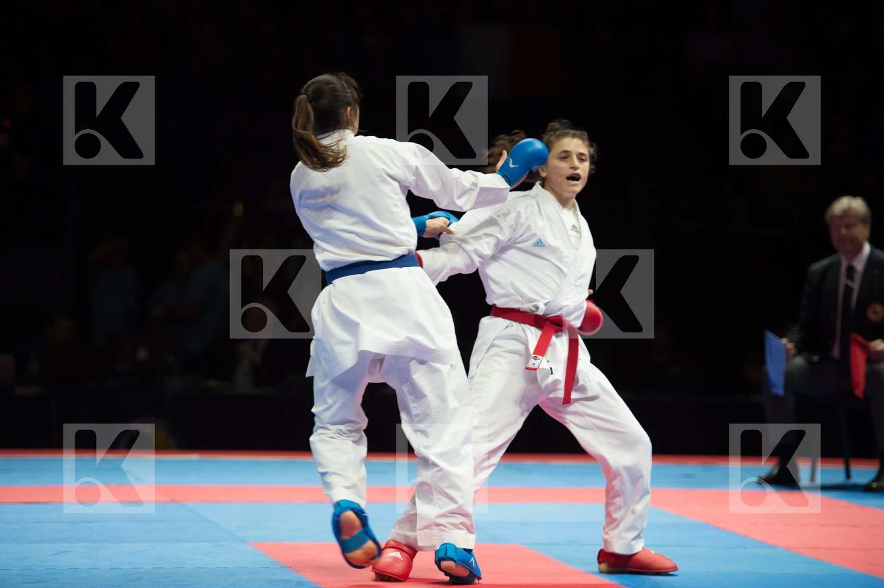 Female kumite russian federation semi-final team Turkey