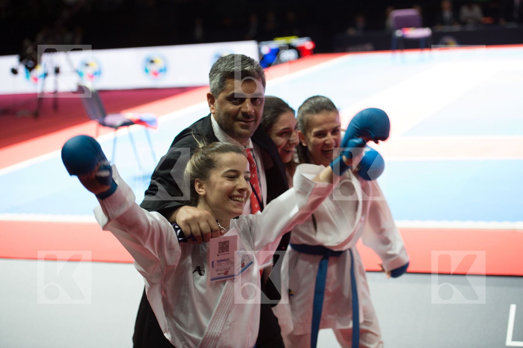 Female kumite russian federation semi-final team Turkey