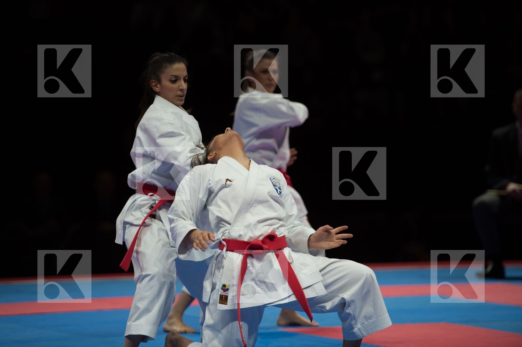 Female Greece kata semi-final team
