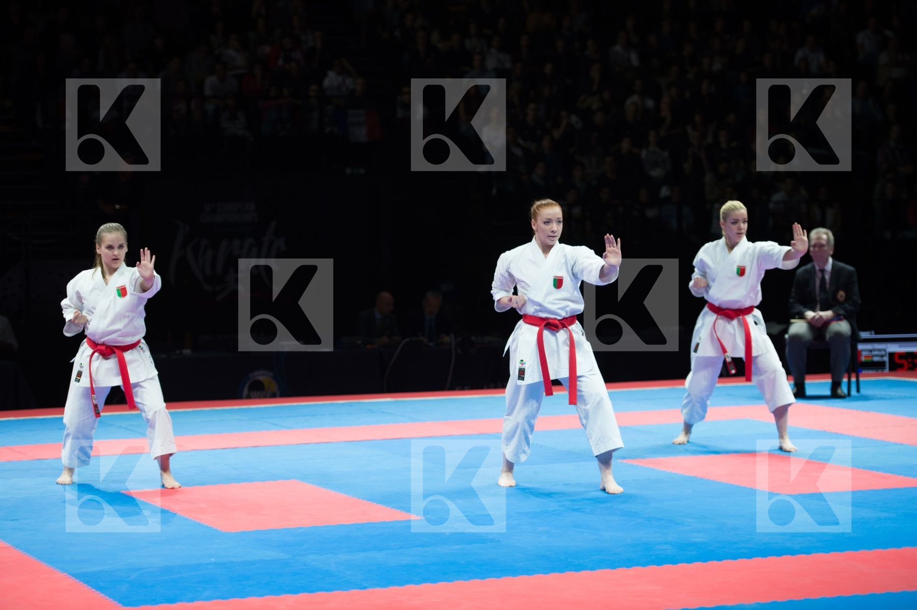 Belarus Female kata semi-final team