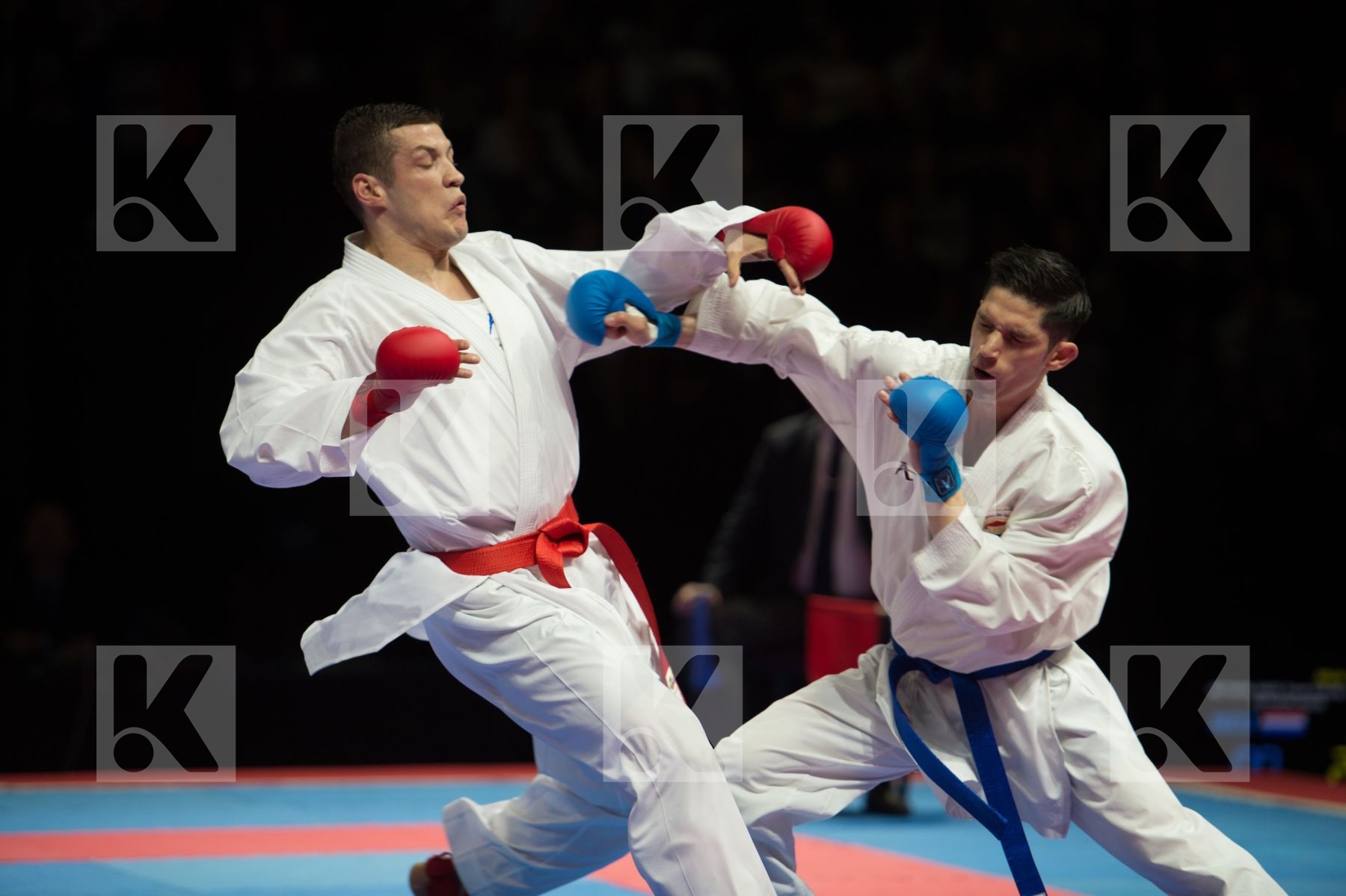 kumite Male netherlands semi-final Serbia team