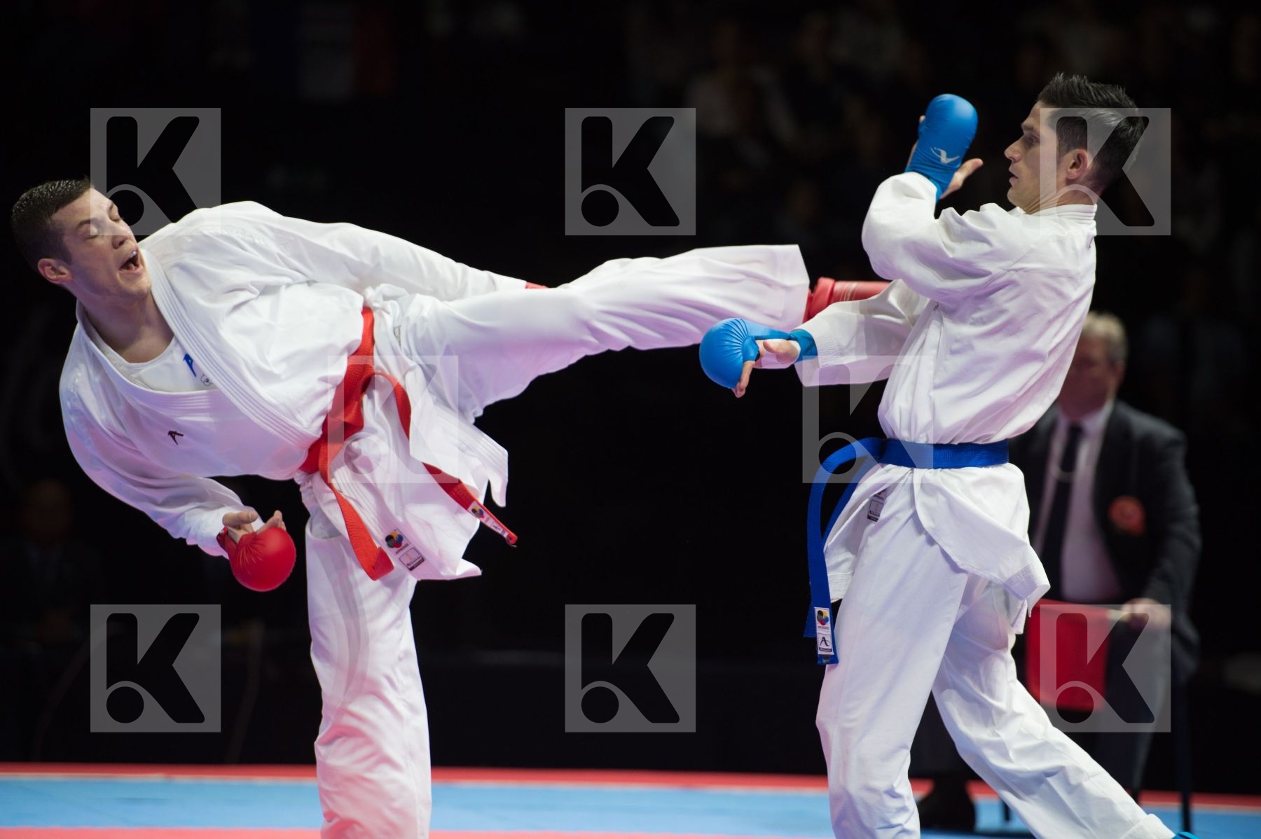 kumite Male netherlands semi-final Serbia team