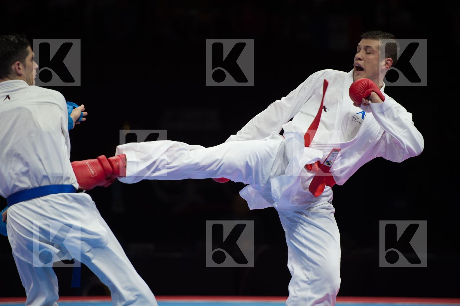 kumite Male netherlands semi-final Serbia team