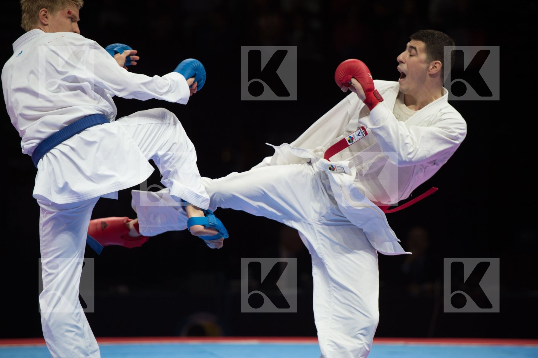 kumite Male netherlands semi-final Serbia team