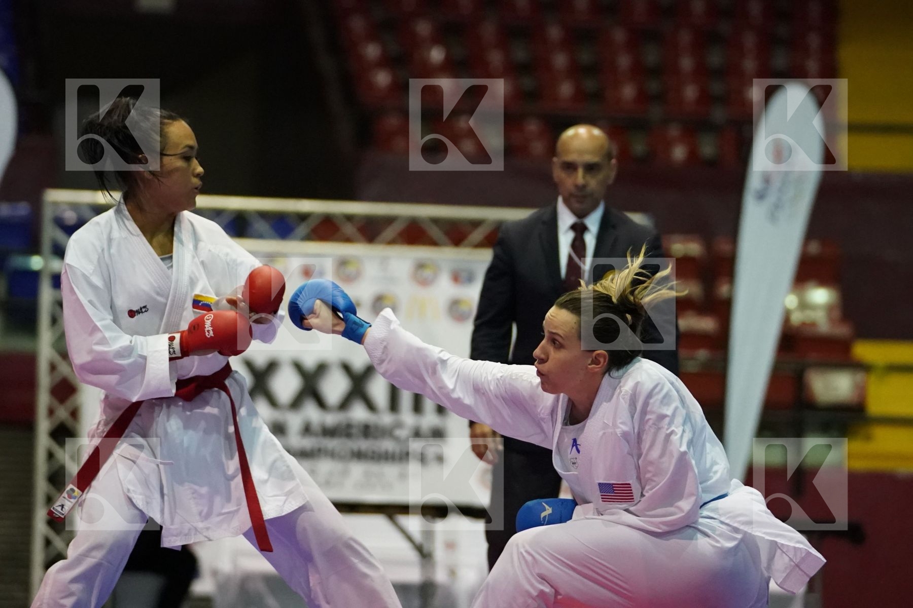 MOLINA OMAIRA (VENEZUELA) vs WASOWICZ MAYA (USA) in Senior Kumite 84+ Kg - Final bout