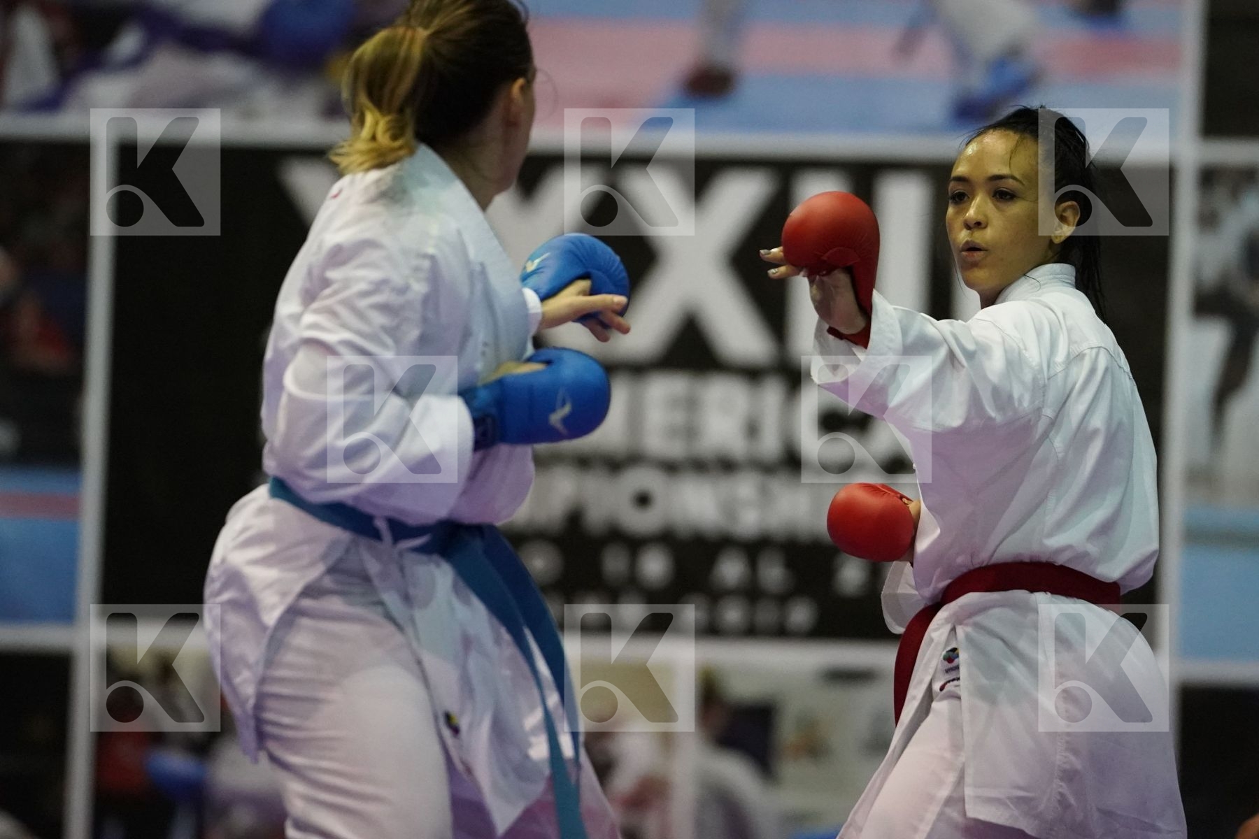 MOLINA OMAIRA (VENEZUELA) vs WASOWICZ MAYA (USA) in Senior Kumite 84+ Kg - Final bout