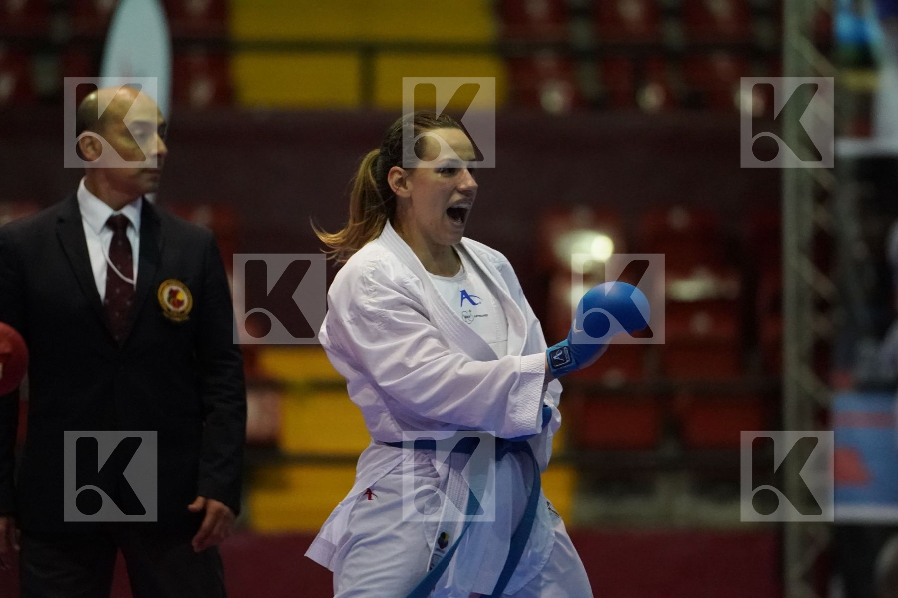 MOLINA OMAIRA (VENEZUELA) vs WASOWICZ MAYA (USA) in Senior Kumite 84+ Kg - Final bout