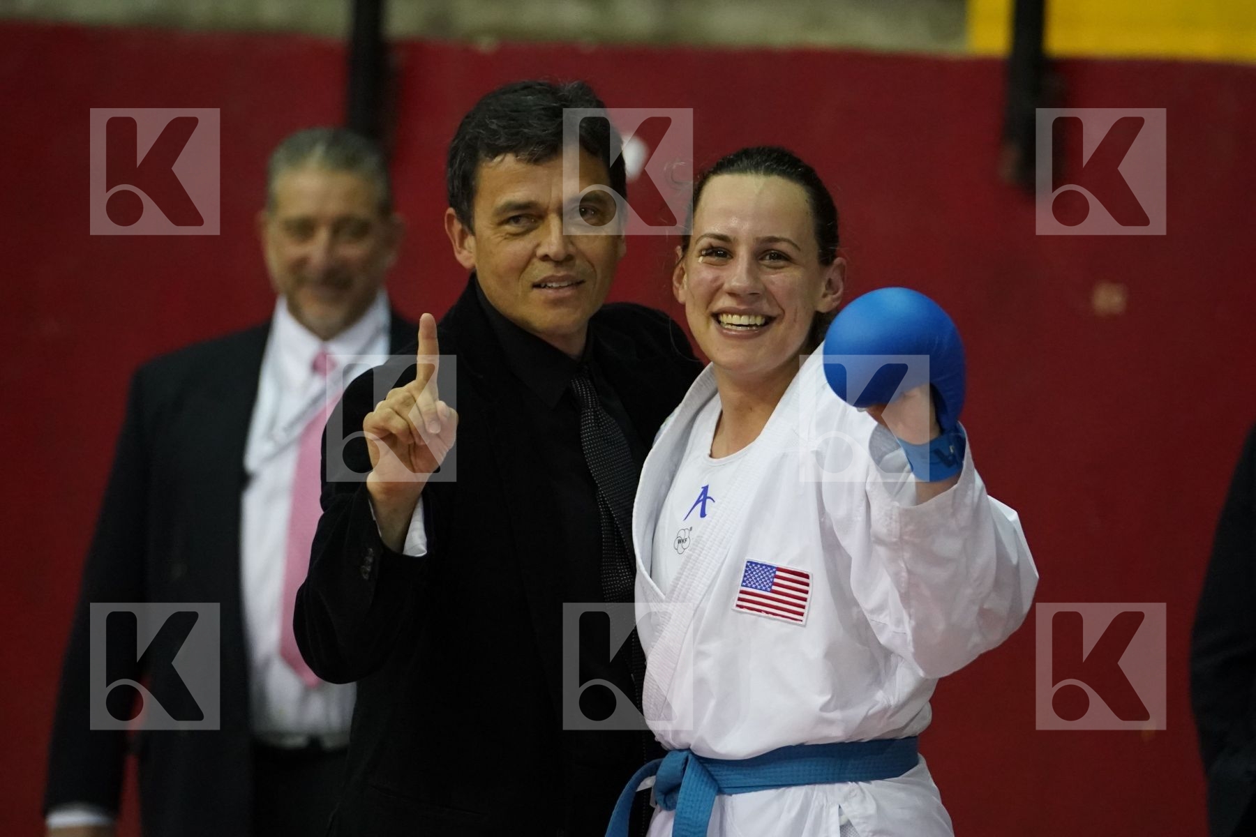 MOLINA OMAIRA (VENEZUELA) vs WASOWICZ MAYA (USA) in Senior Kumite 84+ Kg - Final bout