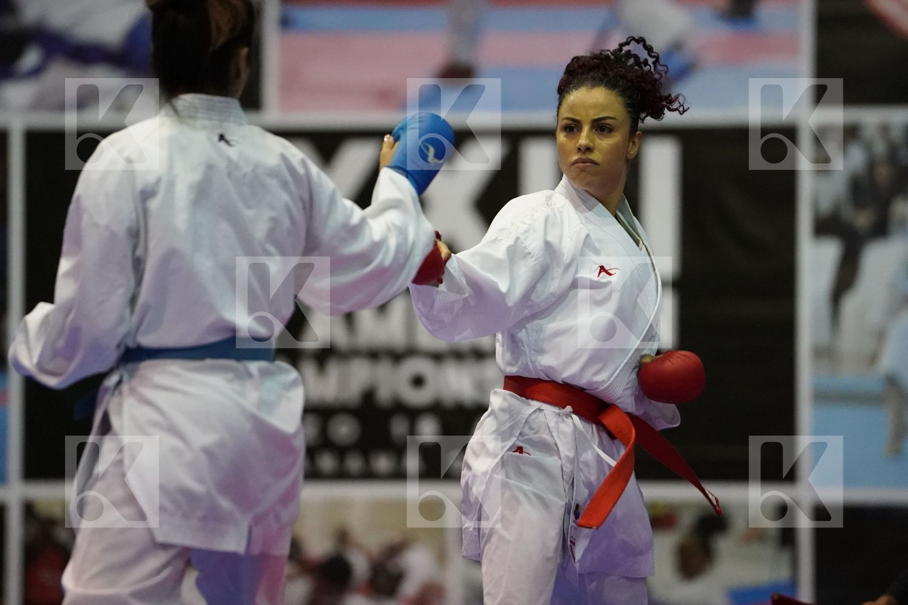 FACTOS JACQUELINE (ECUADOR) vs ARREOLA MERILLELA (MEXICO) in Senior Kumite -61 Kg - Final bout