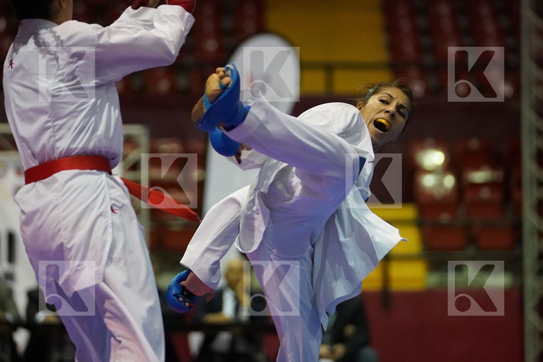 FACTOS JACQUELINE (ECUADOR) vs ARREOLA MERILLELA (MEXICO) in Senior Kumite -61 Kg - Final bout