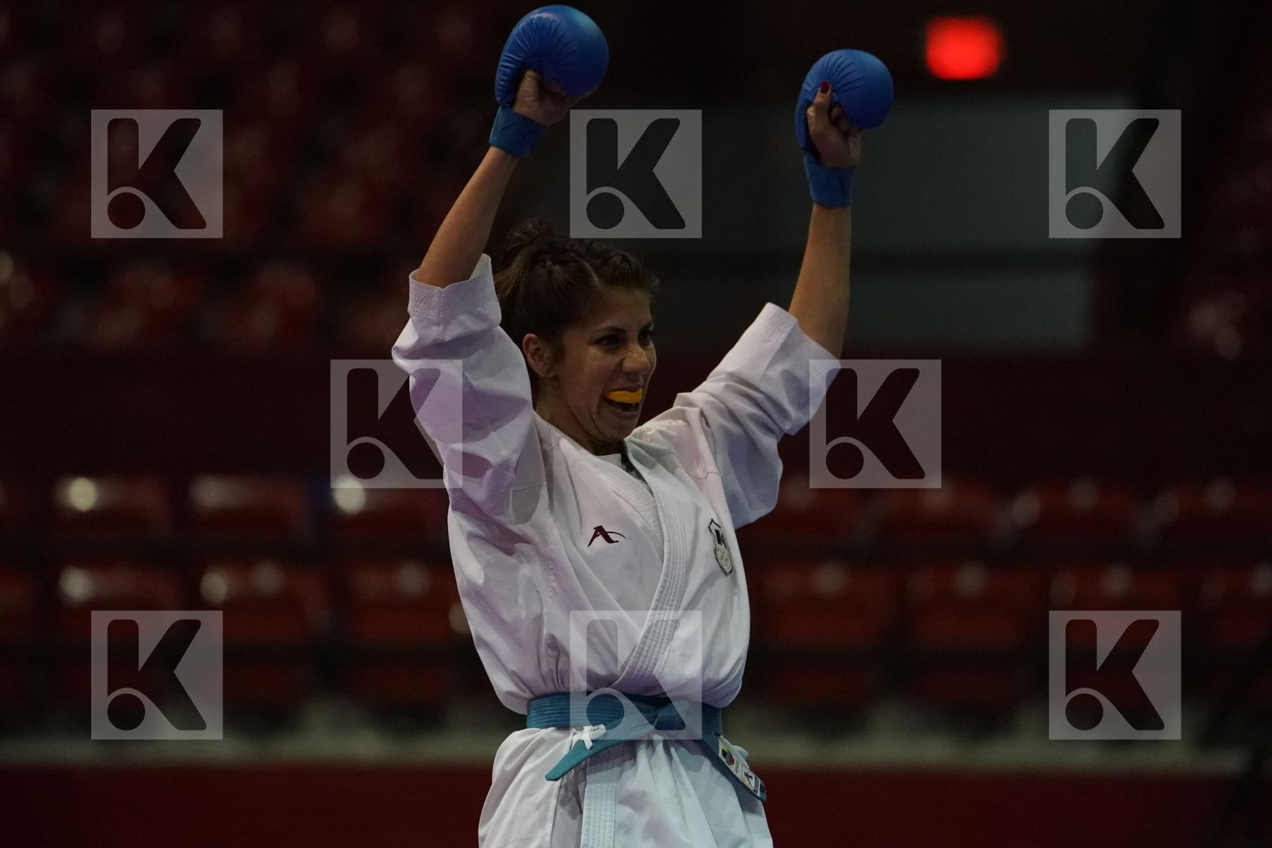 FACTOS JACQUELINE (ECUADOR) vs ARREOLA MERILLELA (MEXICO) in Senior Kumite -61 Kg - Final bout
