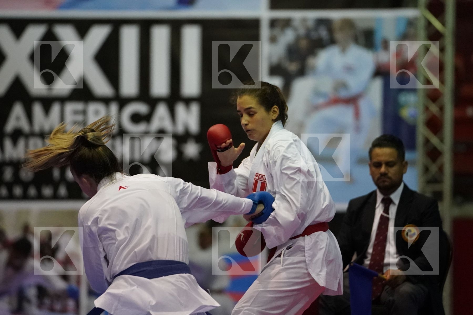 VINDROLA ALESSANDRA (PERU) vs CAMPBELL KATHRYN CANADA in Senior Kumite -55 Kg - Final bout