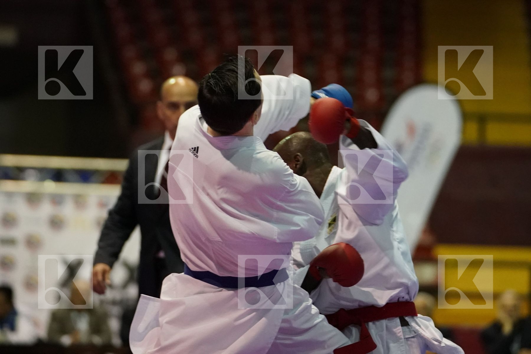 BROWN ALTON (JAMAICA) vs SCOTT THOMAS (USA) in Senior Kumite -75 Kg - Final bout