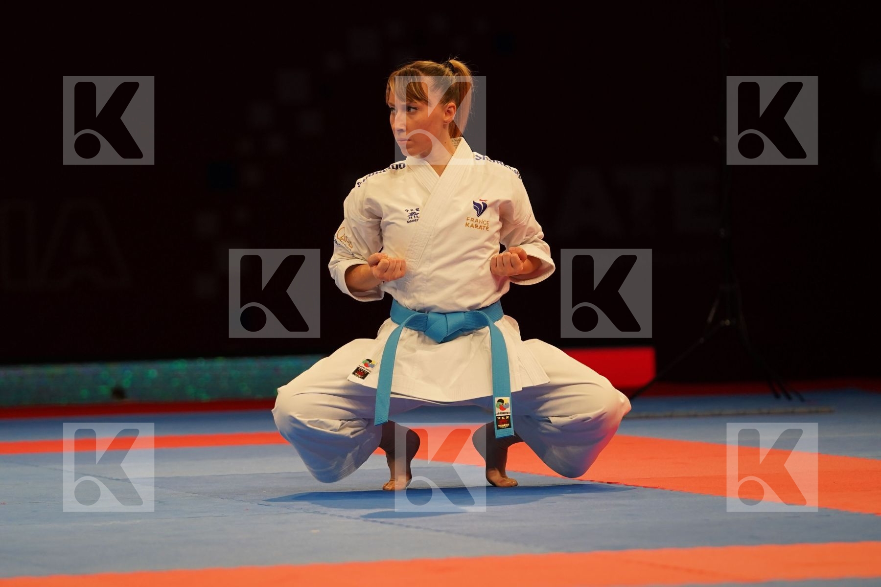 FERACCI ALEXANDRA (FRANCE) in Senior Female Kata - bronze bout