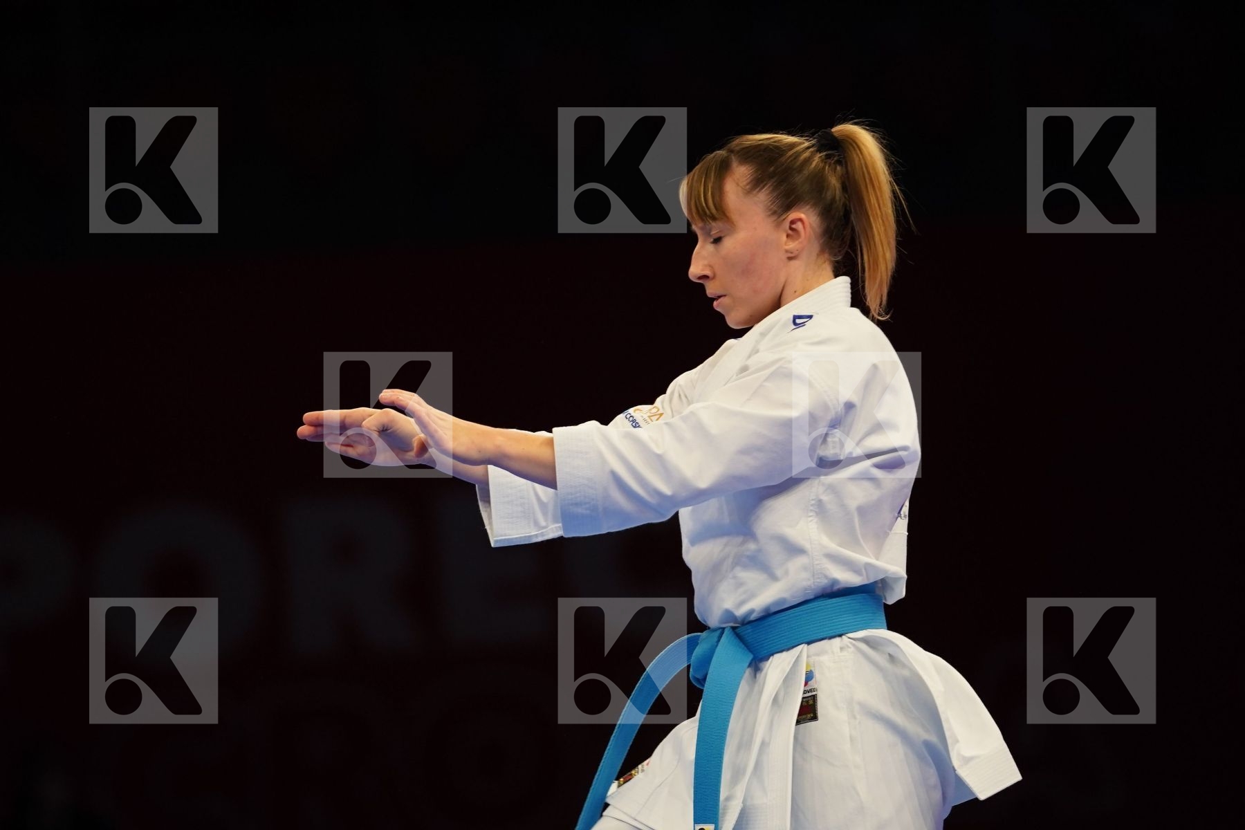 FERACCI ALEXANDRA (FRANCE) in Senior Female Kata - bronze bout