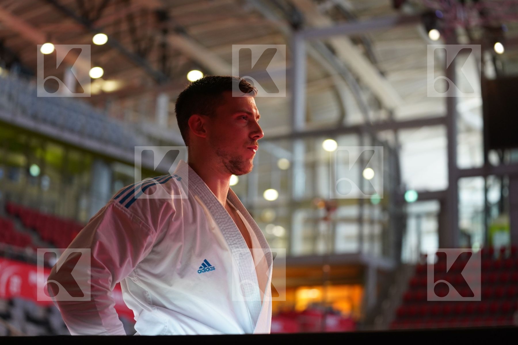 BUSATO MATTIA (ITALY) in Senior Male Kata - bronze bout