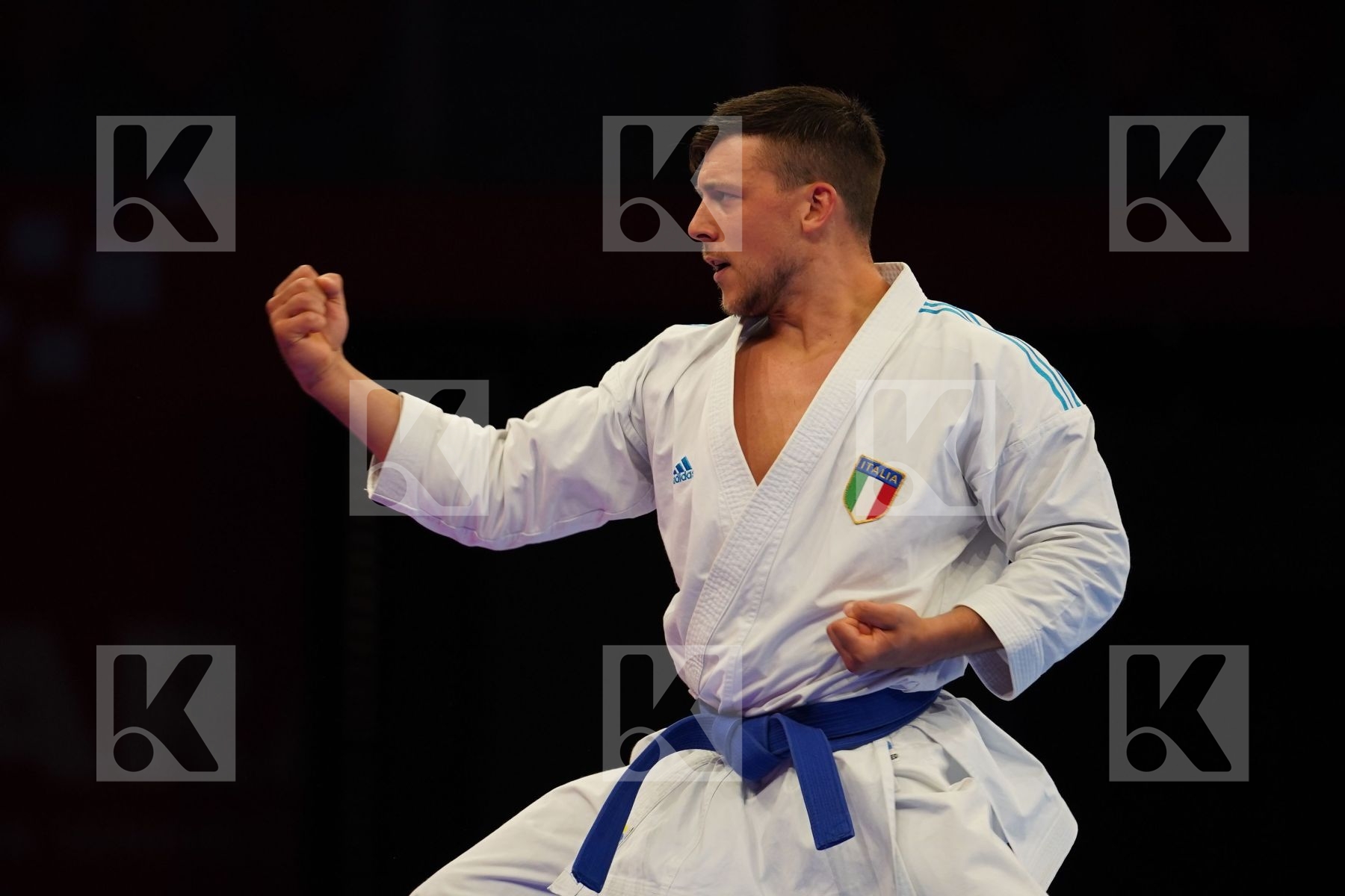 BUSATO MATTIA (ITALY) in Senior Male Kata - bronze bout