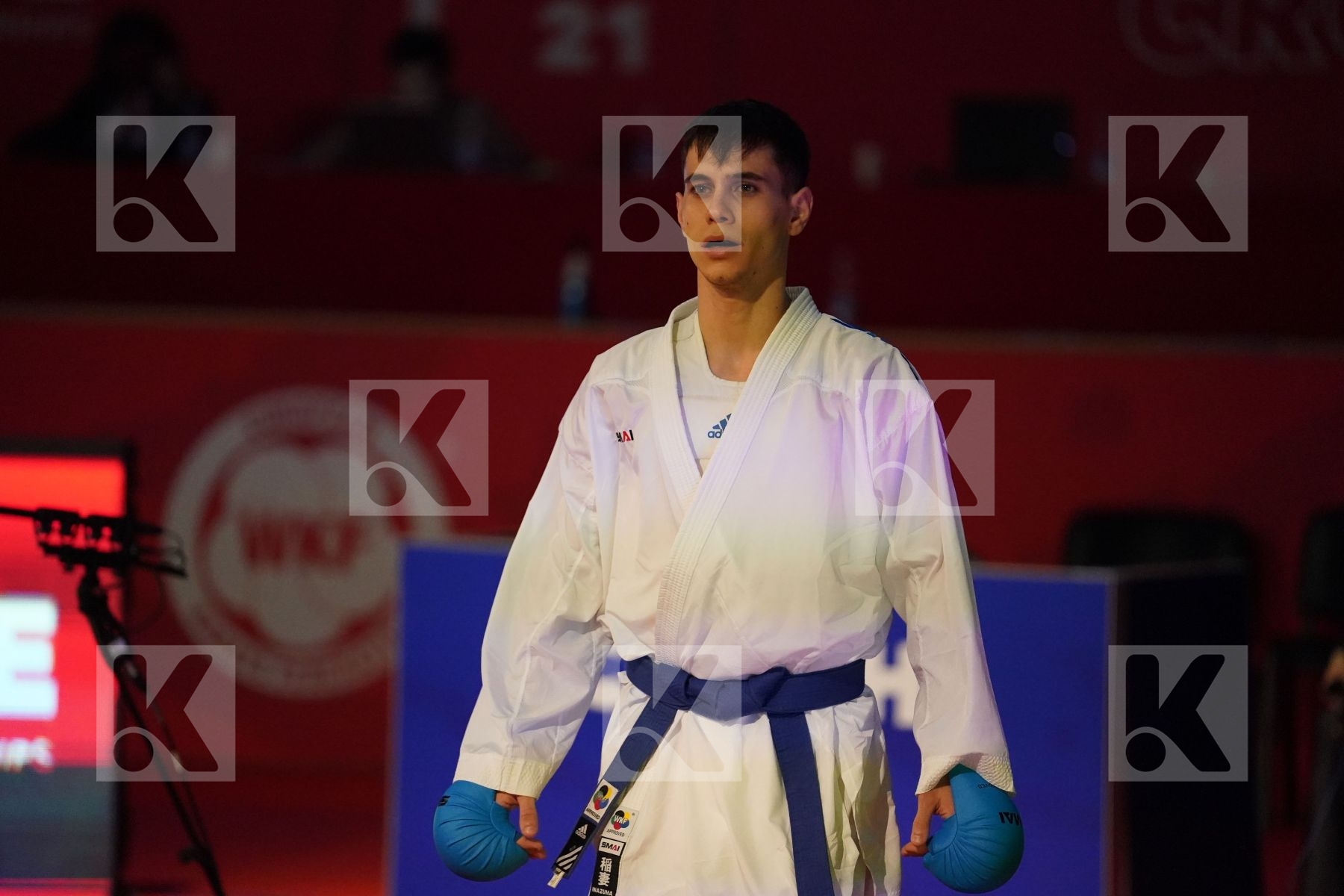 OGANNISIAN IURIK (RUSSIA) Vs GRECO DANILO (ITALY) in Senior Kumite -60 Kg - bronze bout