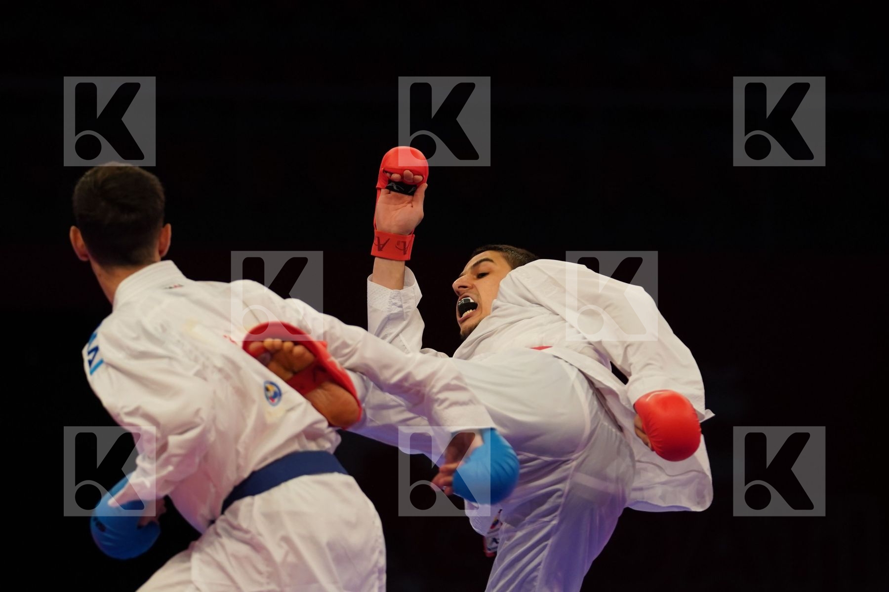 OGANNISIAN IURIK (RUSSIA) Vs GRECO DANILO (ITALY) in Senior Kumite -60 Kg - bronze bout