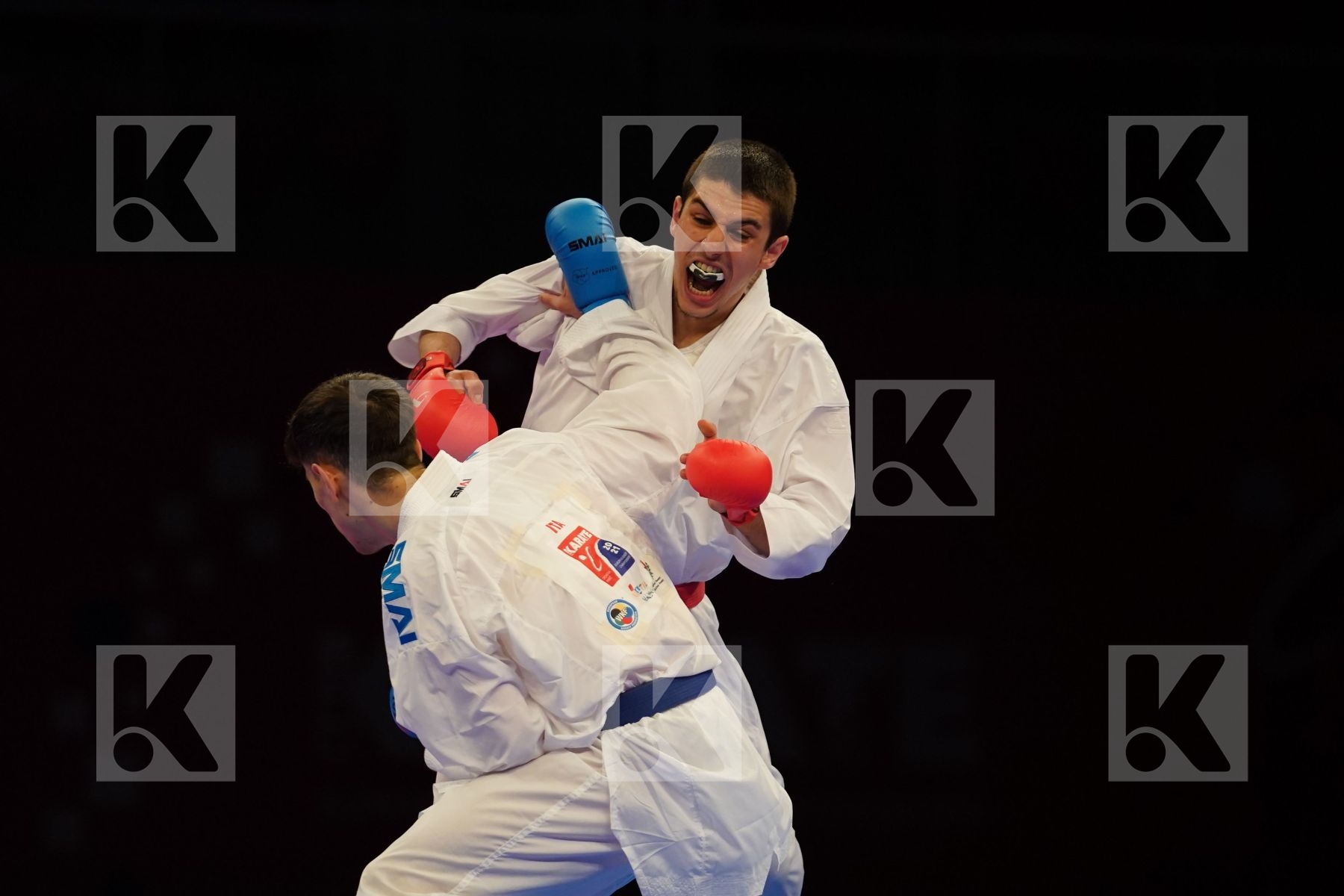 OGANNISIAN IURIK (RUSSIA) Vs GRECO DANILO (ITALY) in Senior Kumite -60 Kg - bronze bout