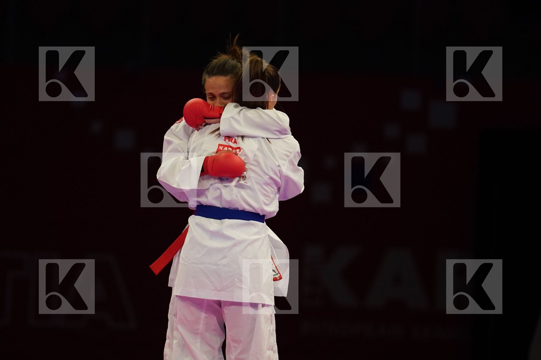 PERFETTO ERMINIA (ITALY) Vs RECCHIA ALEXANDRA (FRANCE) in Senior Kumite -50 Kg - bronze bout