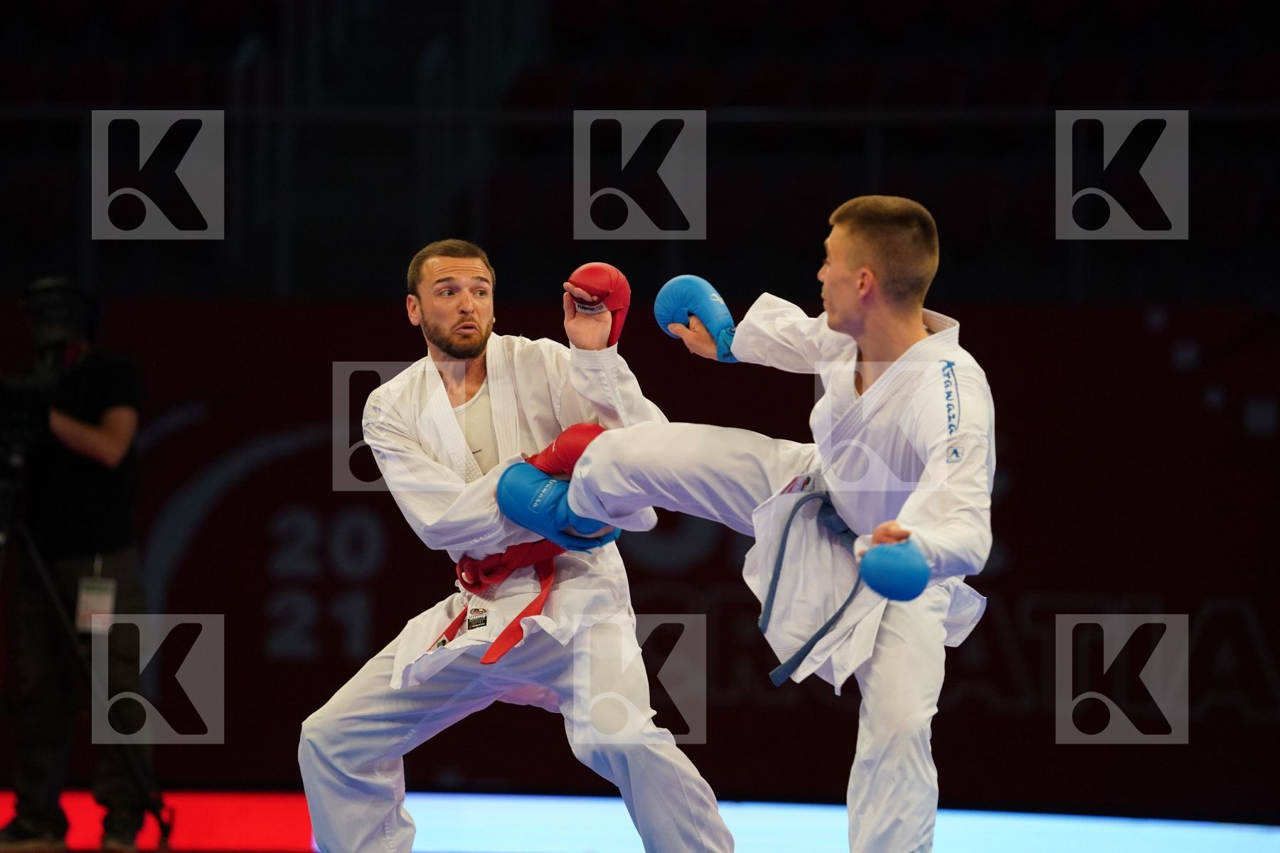 POKORNY STEFAN (AUSTRIA) Vs BERAK BORAN (CROATIA) in Senior Kumite -67 Kg - bronze bout
