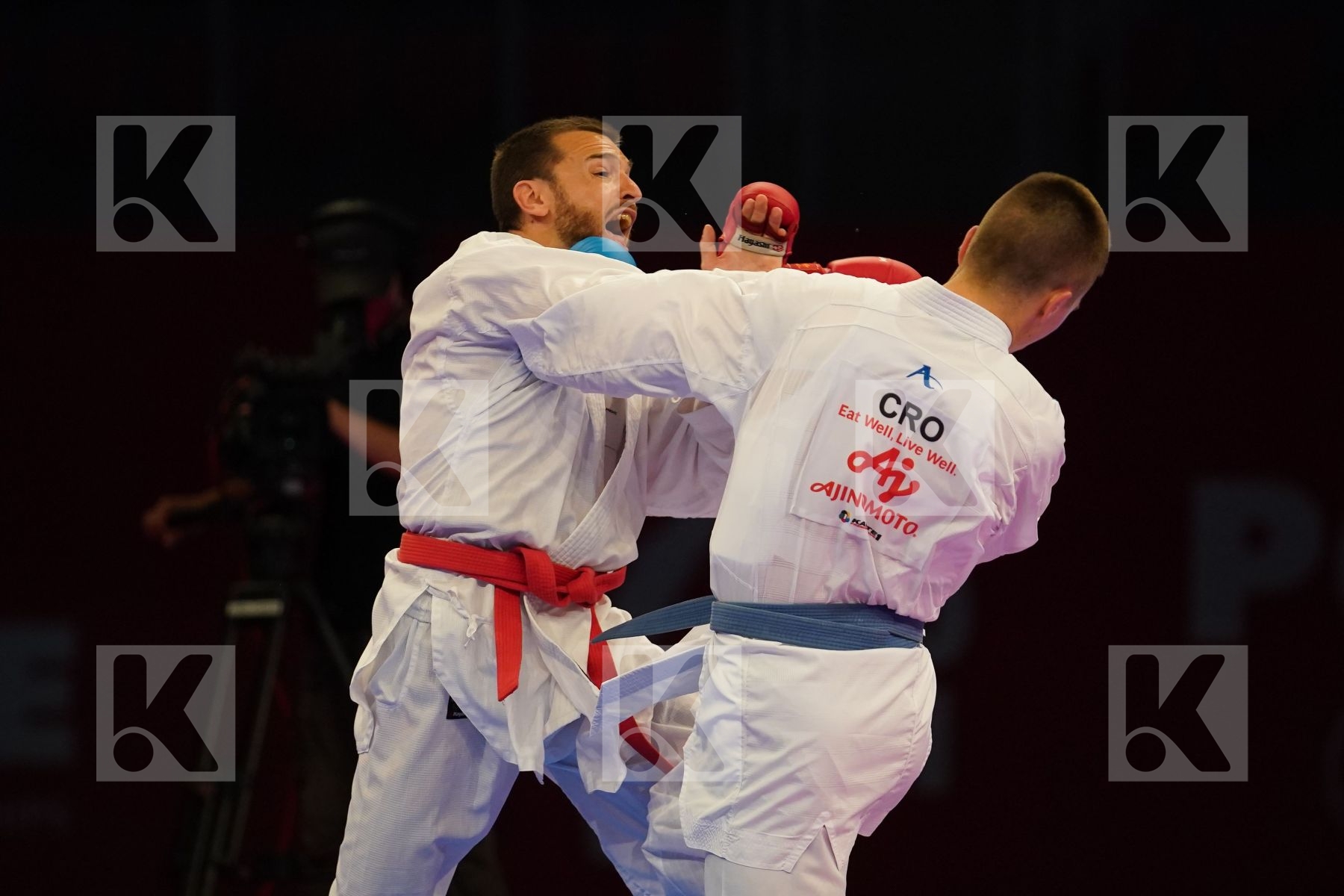 POKORNY STEFAN (AUSTRIA) Vs BERAK BORAN (CROATIA) in Senior Kumite -67 Kg - bronze bout