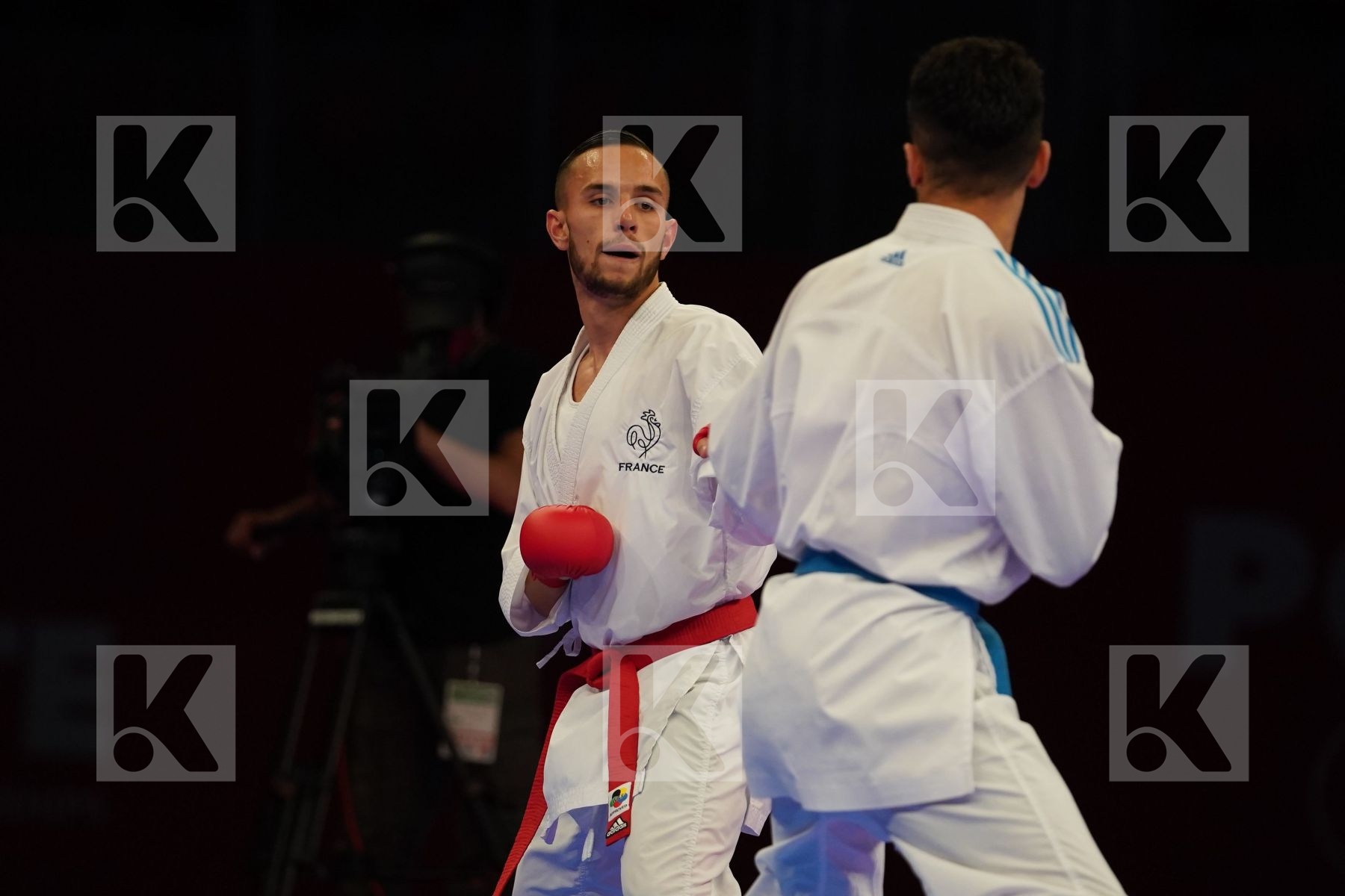 DACOSTA STEVEN (FRANCE) Vs UYGUR BURAK (TURKEY) in Senior Kumite -67 Kg - bronze bout