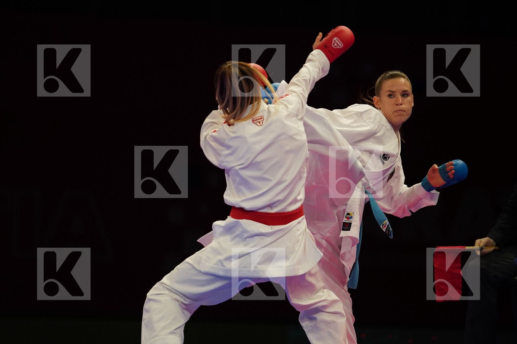 OZCELIK ARAPOGLU SERAP (TURKEY) Vs HUBRICH SHARA (GERMANY) in Senior Kumite -50 Kg - Final bout