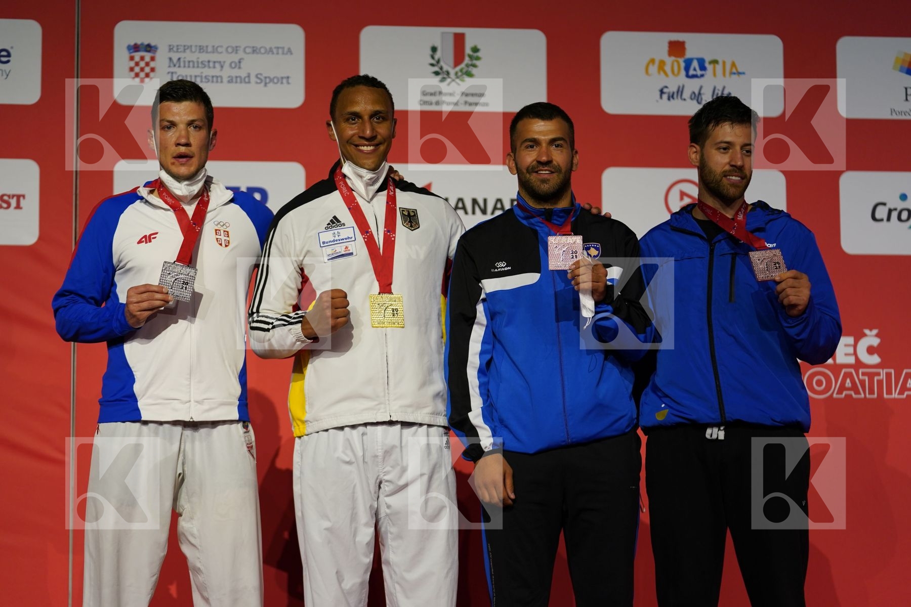 Senior Kumite 84+ Kg - Podium ceremony