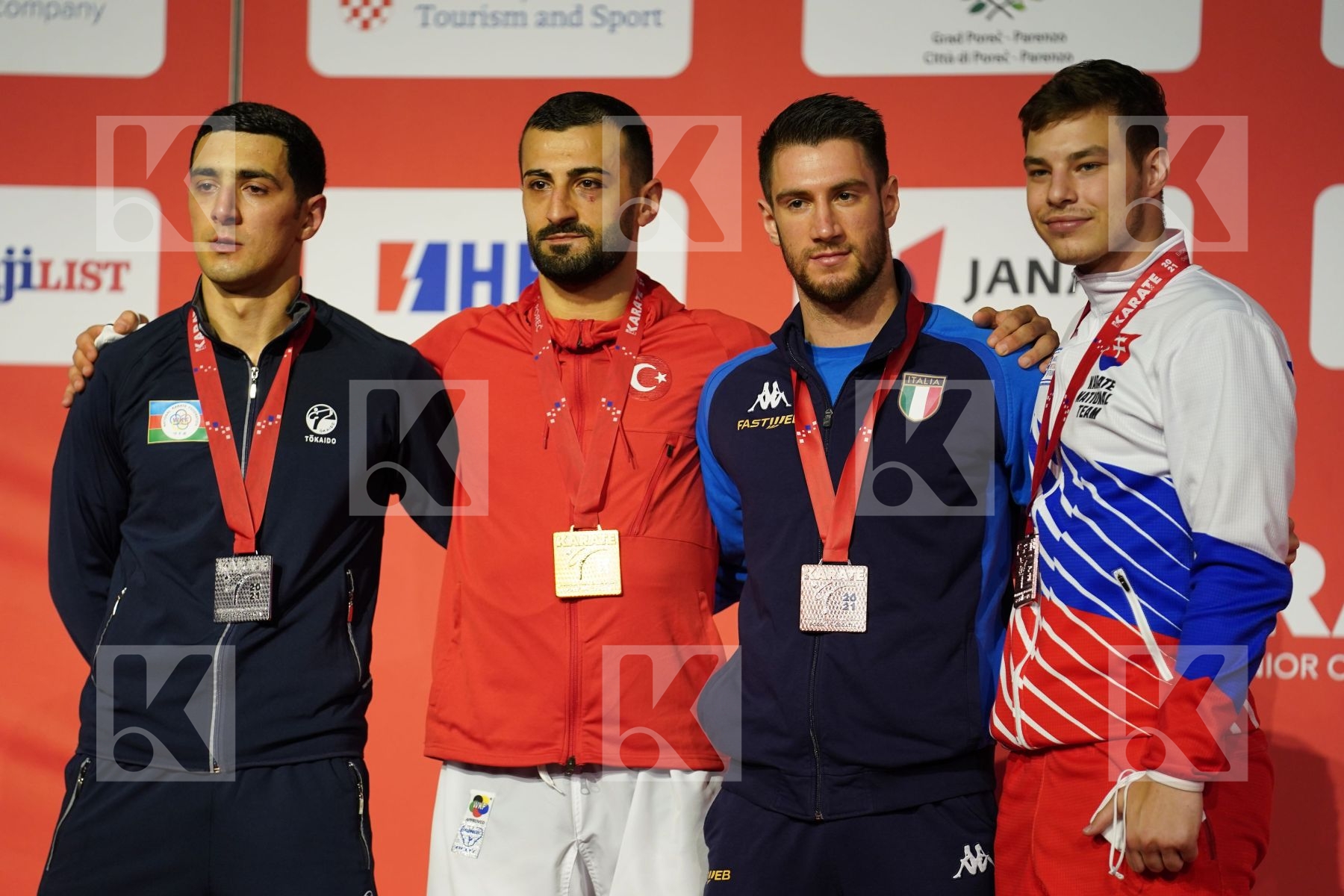 Senior Kumite -84 Kg - Podium ceremony