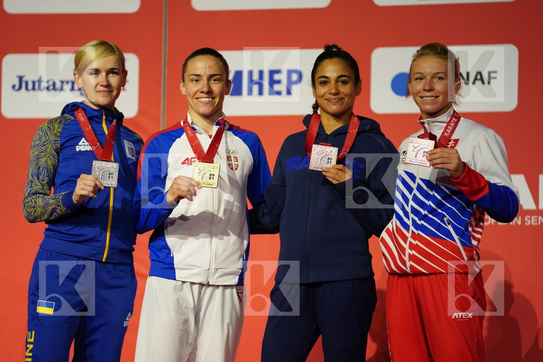 Senior Kumite -61 Kg - Podium ceremony
