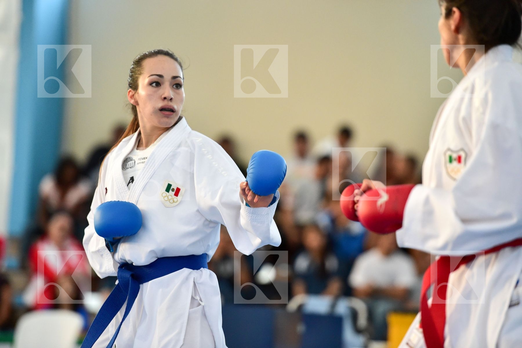 -61 Kg Arreola Merillela Female final Flores Paula Ivonne kumite