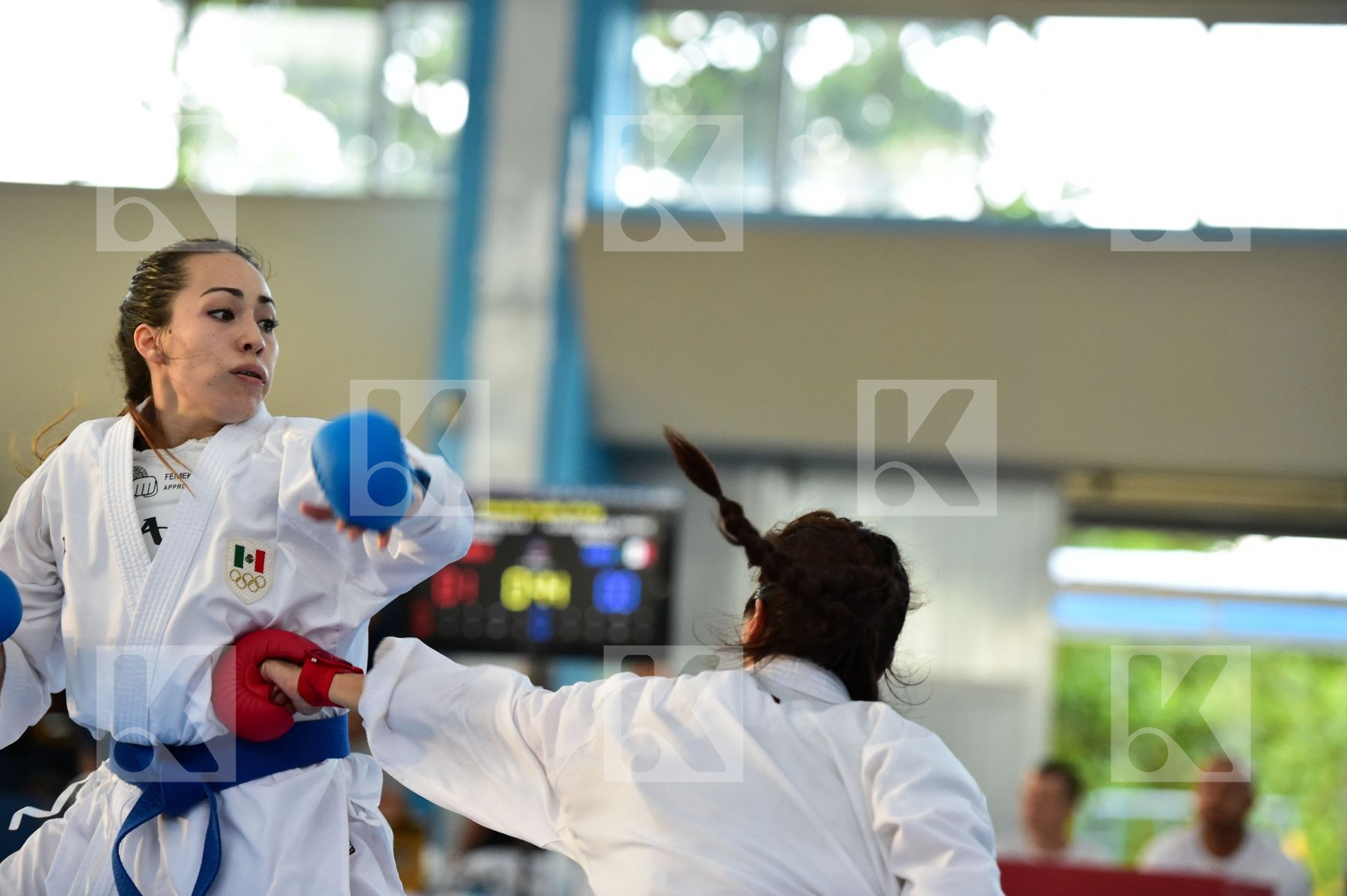 -61 Kg Arreola Merillela Female final Flores Paula Ivonne kumite