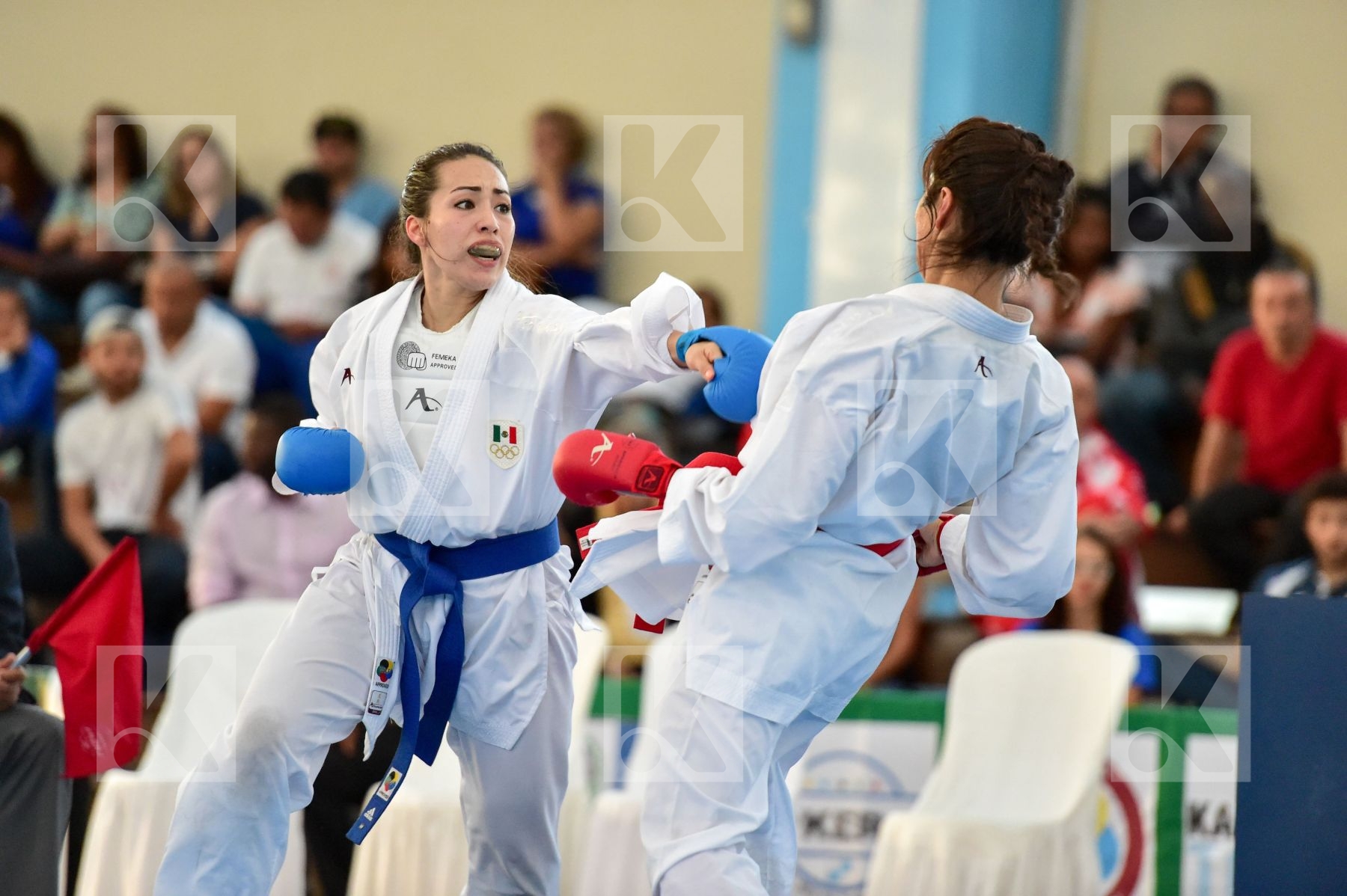 -61 Kg Arreola Merillela Female final Flores Paula Ivonne kumite