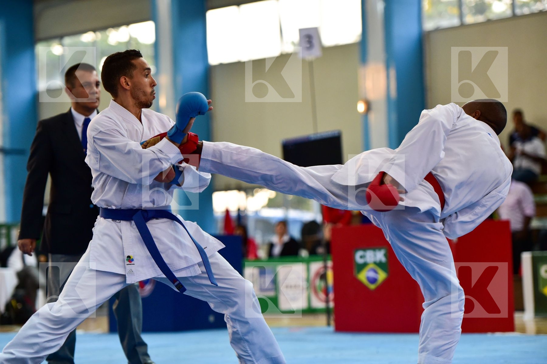 -75 Kg Brazil final kumite Male Nicastro Ochoa Alexander Rafael