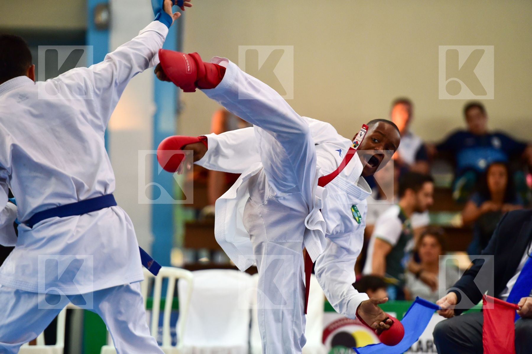 -75 Kg Brazil final kumite Male Nicastro Ochoa Alexander Rafael