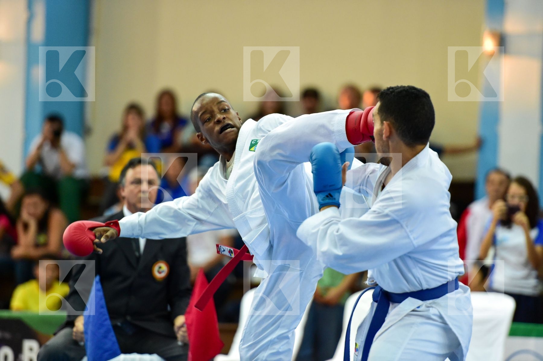 -75 Kg Brazil final kumite Male Nicastro Ochoa Alexander Rafael