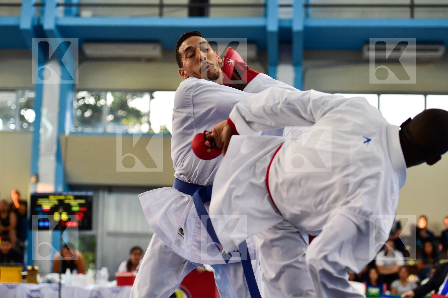-75 Kg Brazil final kumite Male Nicastro Ochoa Alexander Rafael
