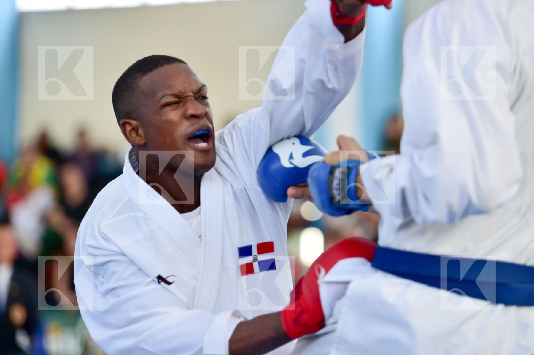 -84 Kg Azevedo Alberto Brazil Dominican Republic final kumite Ma