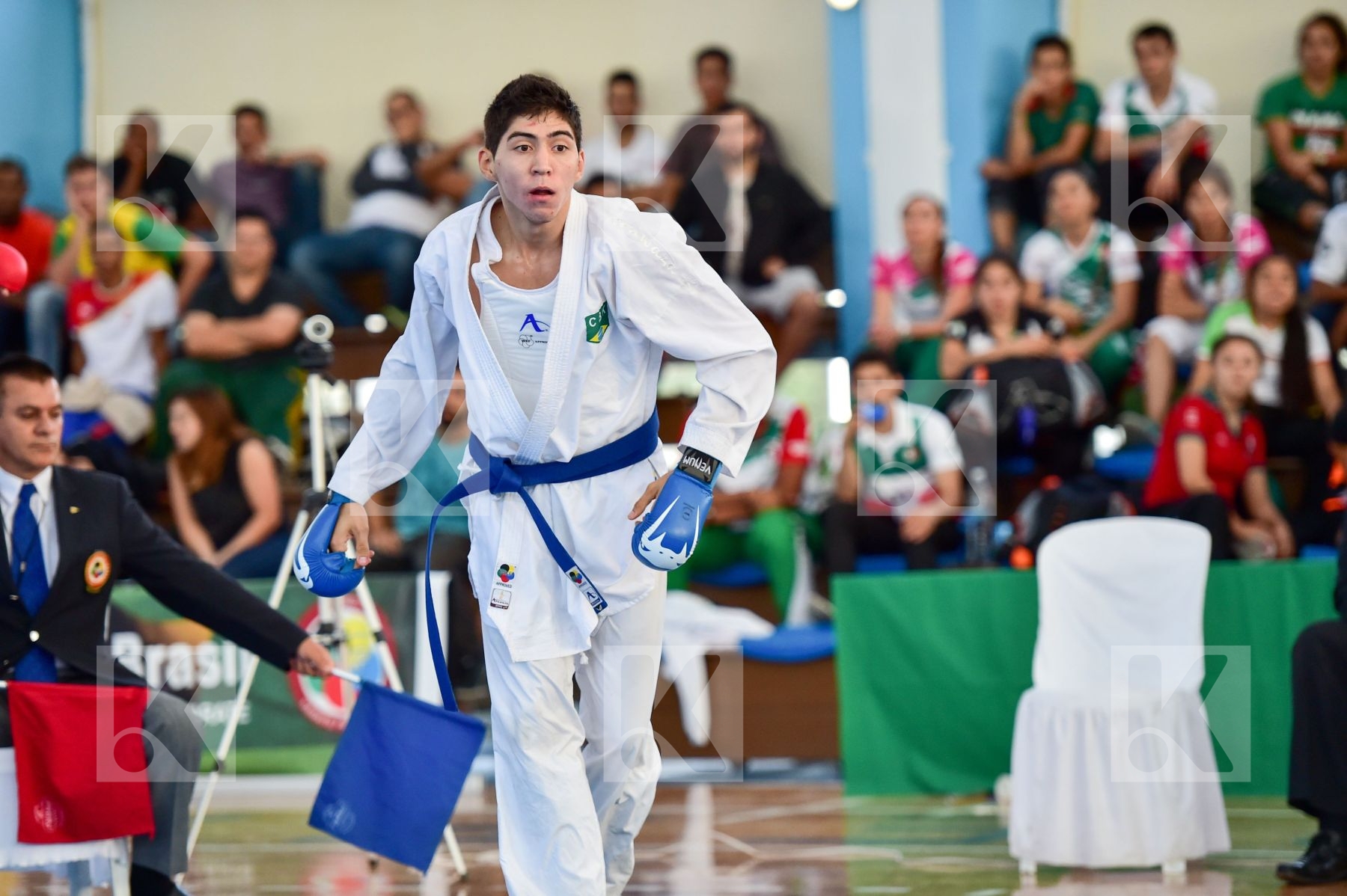 -84 Kg Azevedo Alberto Brazil Dominican Republic final kumite Ma
