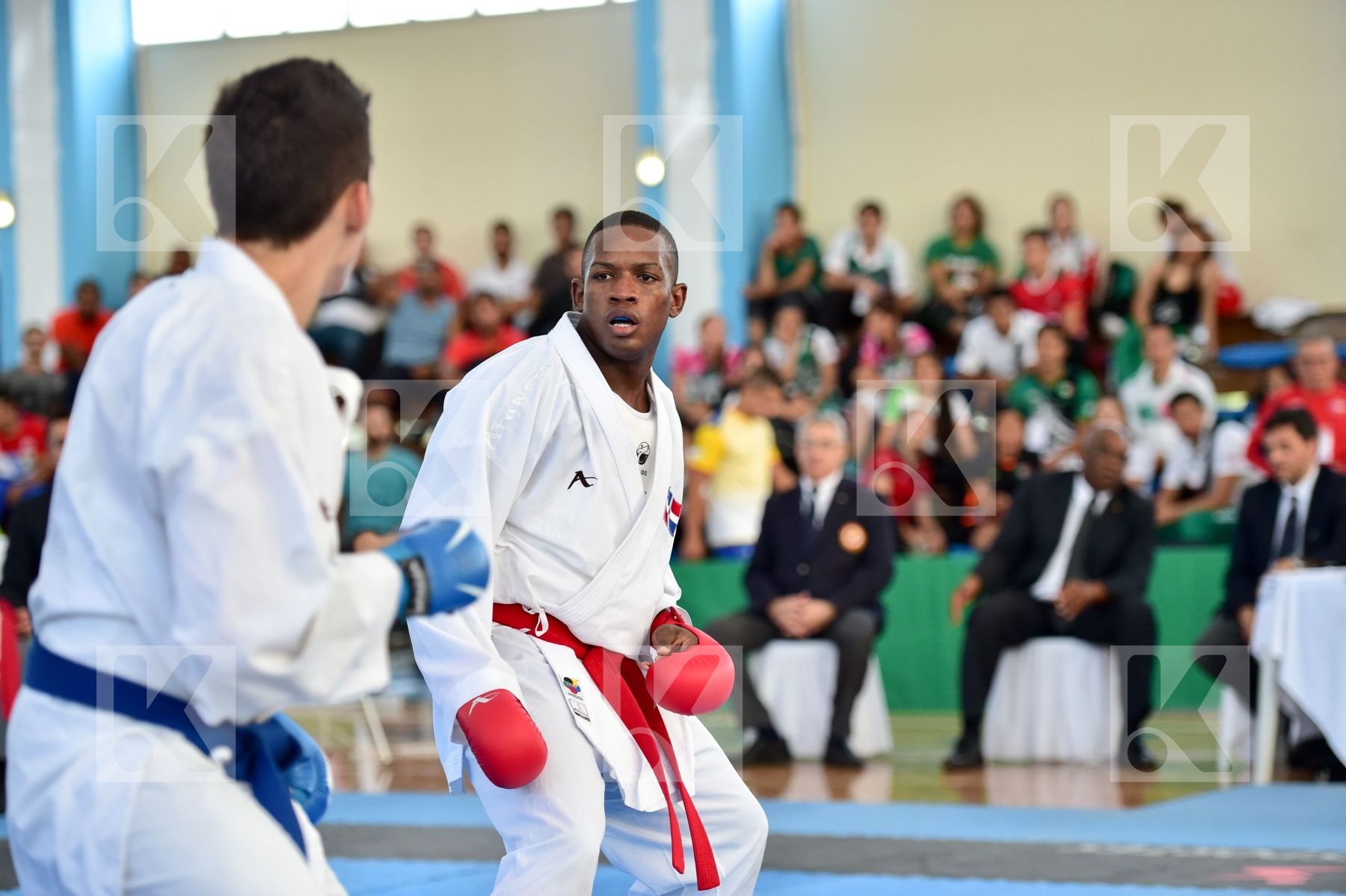 -84 Kg Azevedo Alberto Brazil Dominican Republic final kumite Ma