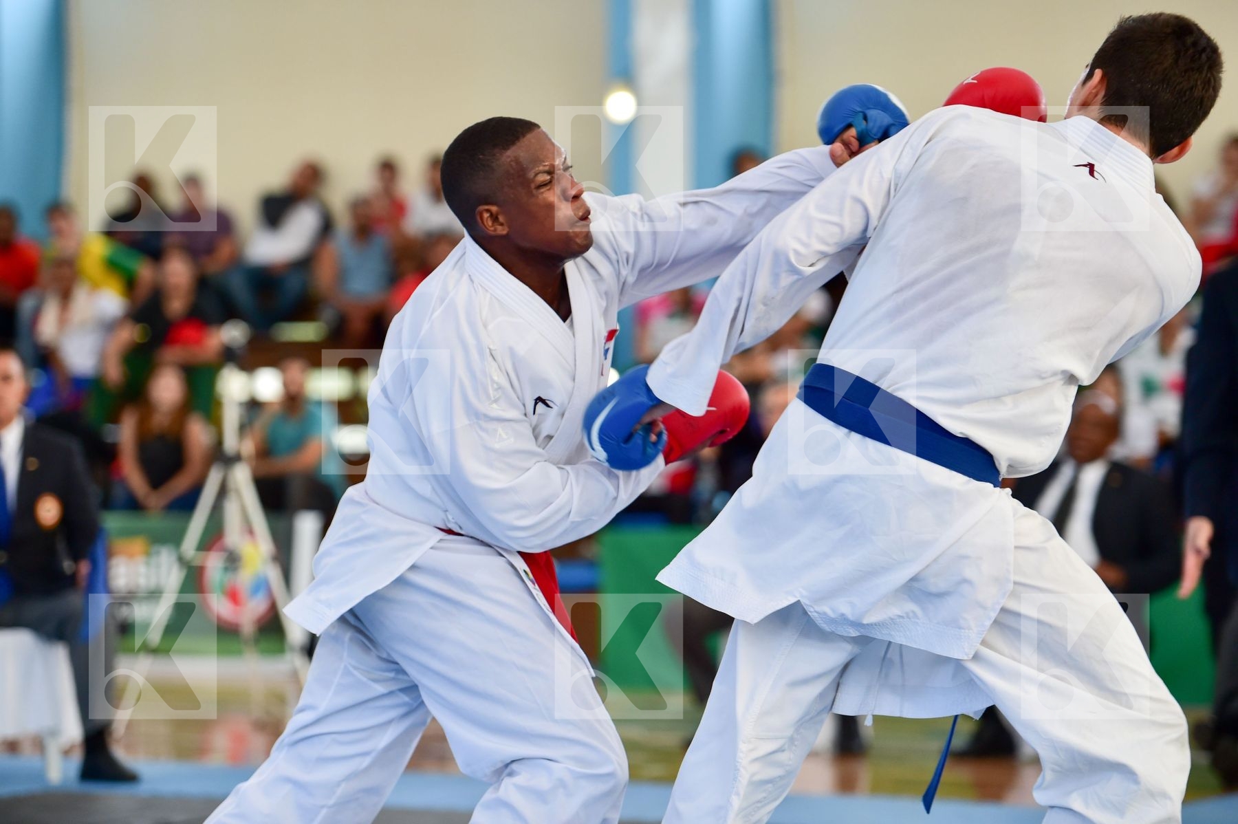 -84 Kg Azevedo Alberto Brazil Dominican Republic final kumite Ma